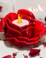 Suport de lumănare Rose